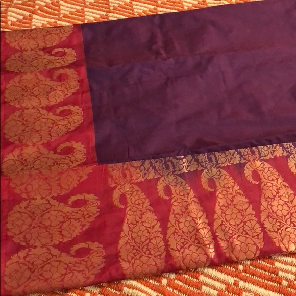 Purple Silk Saree - Picture 2 of 2